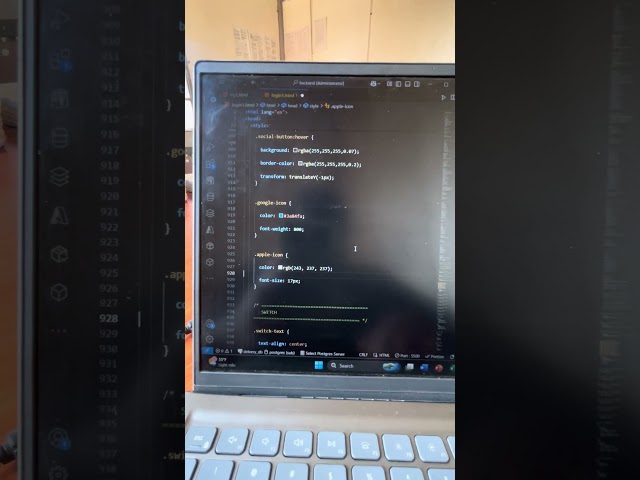 I was only changing the color #coding #ai #html #website #viral #fyp