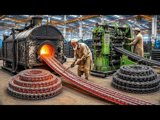 Making a Heavy Bike Chain And, Luxury Carpets Are Made |