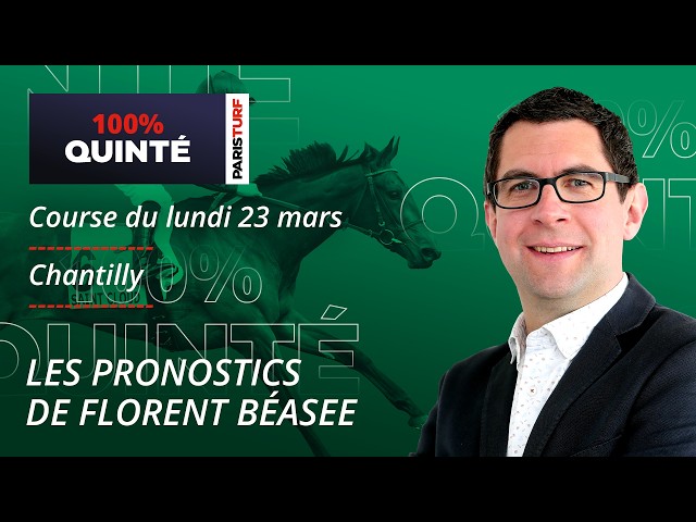 PMU Quinté Predictions - 100% Quinté for Monday, March 23rd at Chantilly