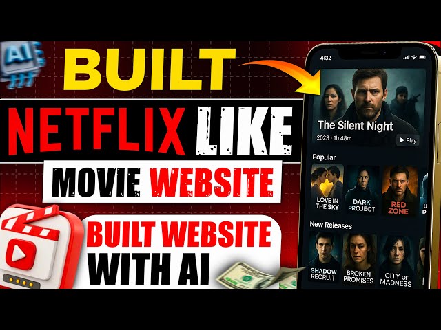 Build a Netflix Style Movie Website in Minutes Using AI on Your PC