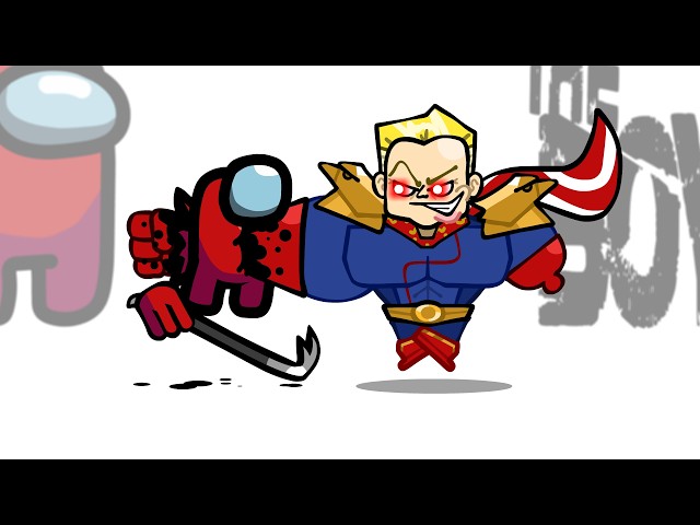 Mini Crewmate Kills The Boys Characters | Among Us