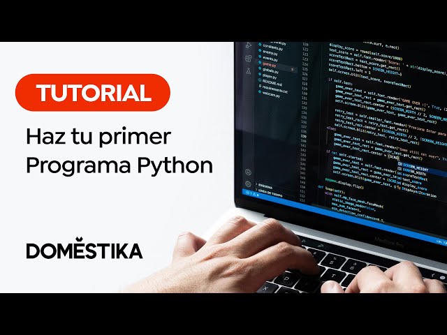 Tutorial Programación: Cómo crear tu primer programa con Python | Rodrigo Montemayor | Domestika