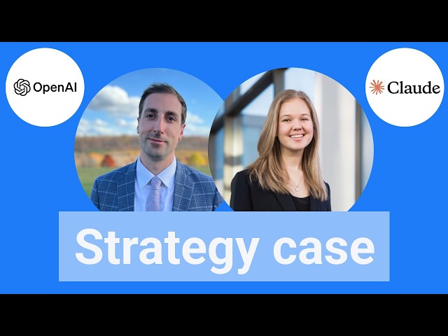 Consulting case interview: OpenAI data center strategy (w/ BCG and A&M Consultants)