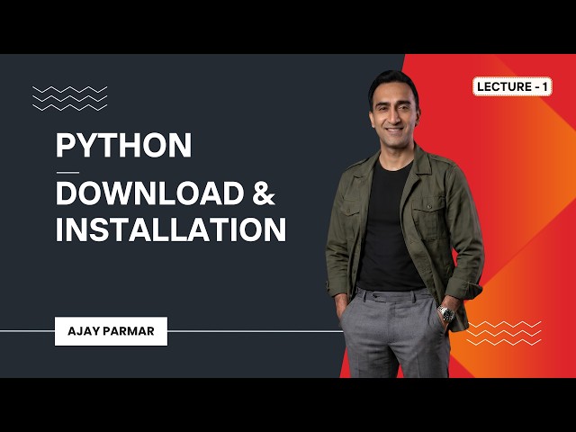 🐍 Python Download & Installation | Lecture 1 | Python + Data Analytics