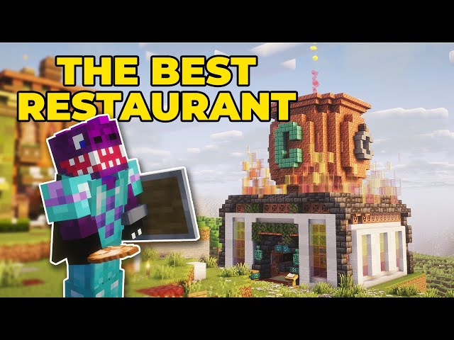 I Built The BEST RESTAURANT on my Minecraft SMP Server