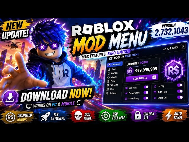🔥 Roblox Mod Menu V2.702.642 Unlimited Robux | Roblox Mod Apk Unlimited Robux | Roblox Mod 2026