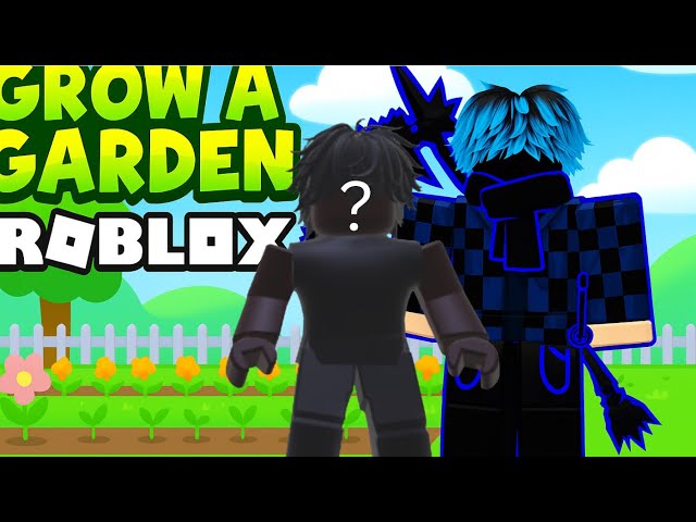 Playing grow a garden with a mystery guest!