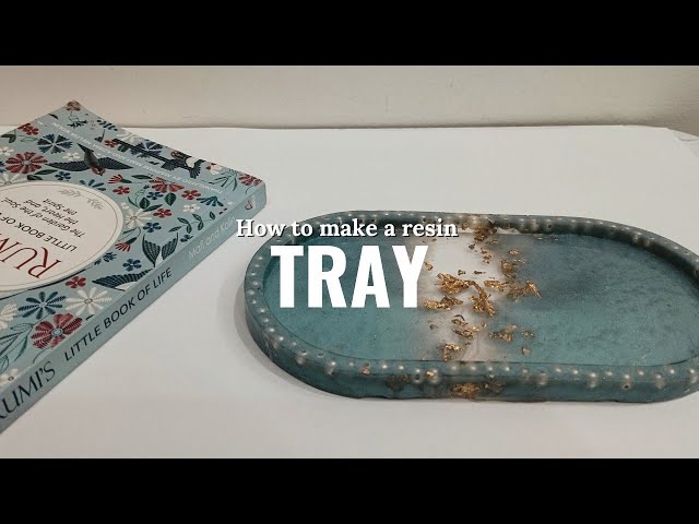 Resin Tray Tutorial || How to make a resin Tray || resin art tutorial for beginners 
