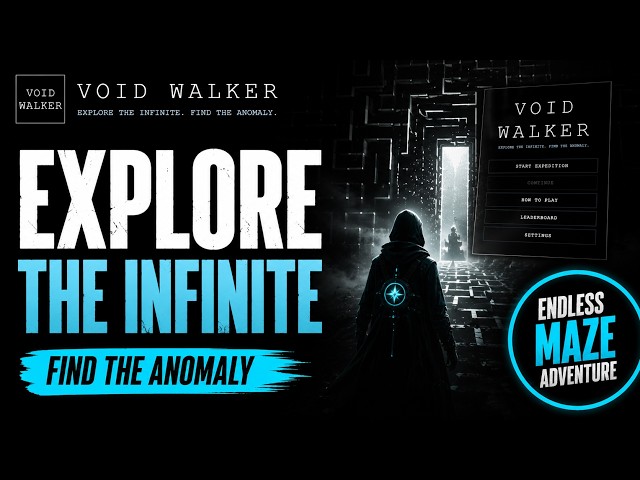 Void Walker Mini Game Project Demo | HTML CSS JavaScript Source Code