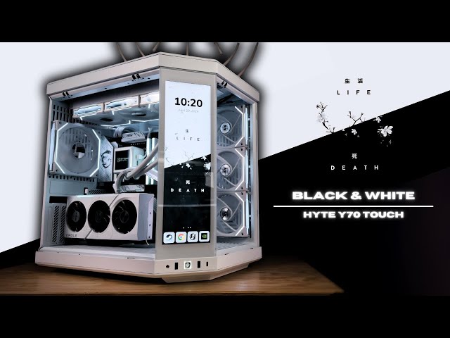 Yin Yang HYTE Y70 Touch PC Build [RTX 4070 super | Ryzen 5 7600X]