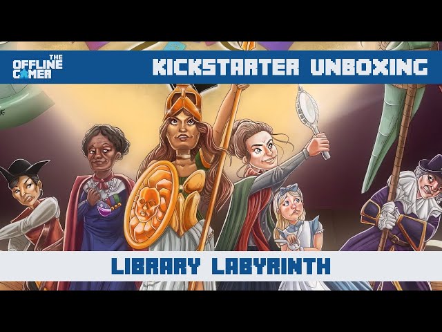 Kickstarter Unboxing - Library Labyrinth (Dissent Games)