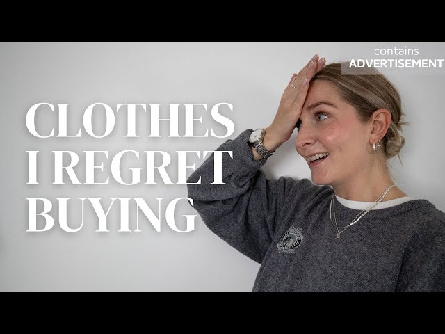 My worst purchases and biggest style mistakes | Clothes I REGRET buying!👖