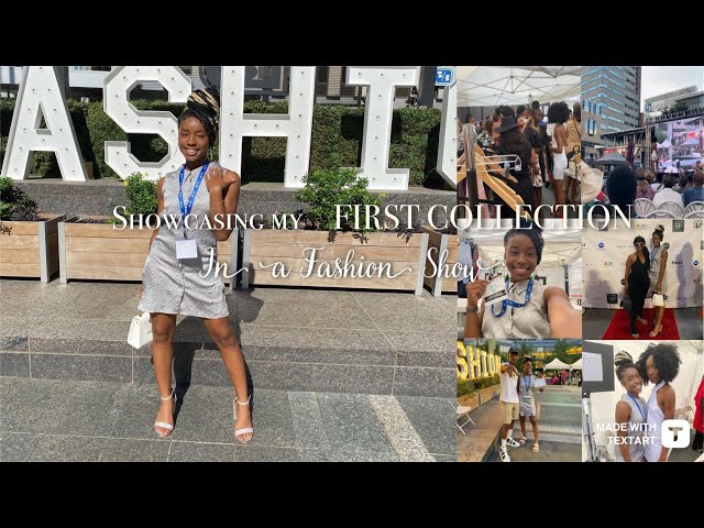 DESIGNER LIFE | I showcased my FIRST COLLECTION in a Fashion Show!!! (b.t.s, juneteenth, grwm, vlog)