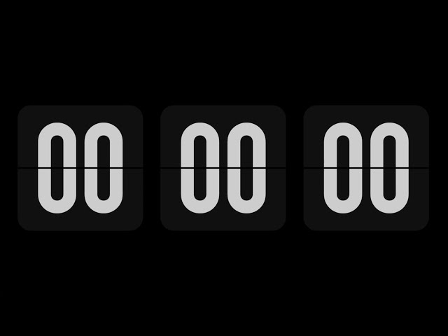 Countdown to Midnight | Flip clock | Silent Timer