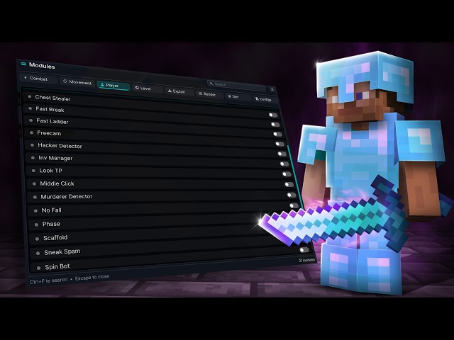 FREE 26.2 & 1.21.11 Minecraft Hack Client: Curse Client for Minecraft Java (2026) 26.2 Hack Client