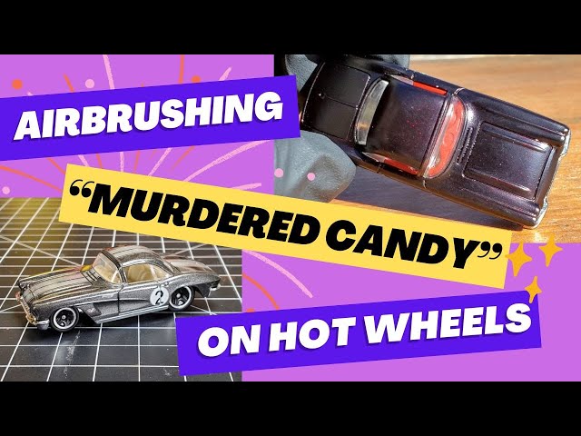 Airbrushing Murdered Candy On Hot Wheels