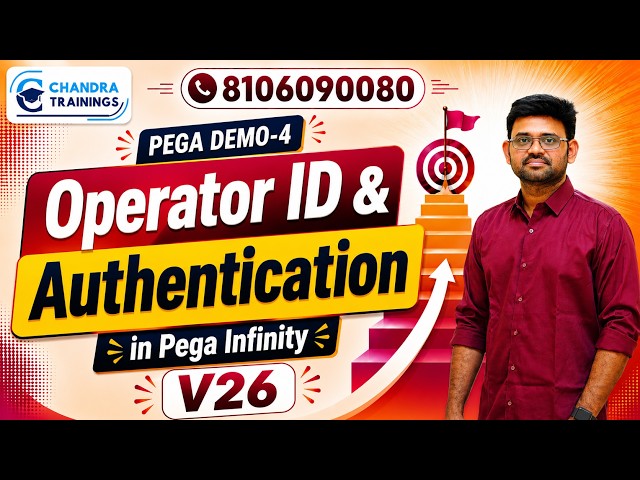 Pega Infinity V26: Operator ID & Authentication Explained | Real-Time Concepts