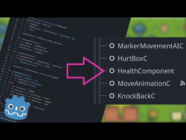 Reusable COMPONENTS in Godot | ARPG S02E05