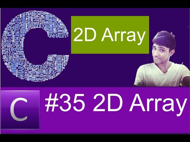 #35 How to Use 2D array in C language  (Hindi/Urdu) | Shubham Jangid