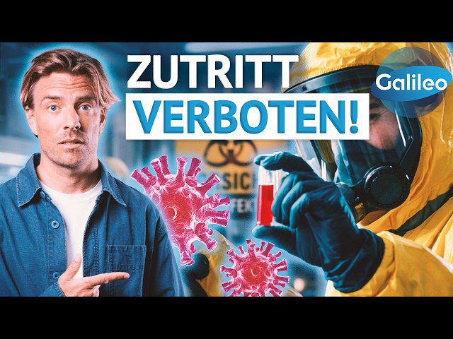 Ein Riss im Anzug = Quarantäne: Der extreme Alltag der Viren-Forscher