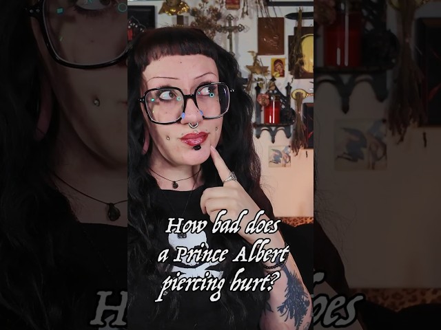 How bad does a Prince Albert piercing hurt? #piercing #princealbert #alternative