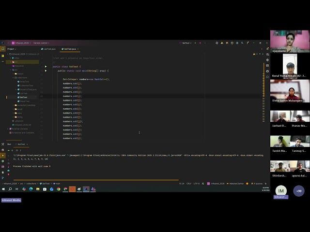 Java Collection Framework | TreeSet Explained | Internship Program