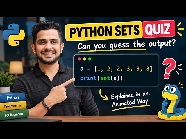 Python Sets Explained with a Simple Output Quiz 🐍
