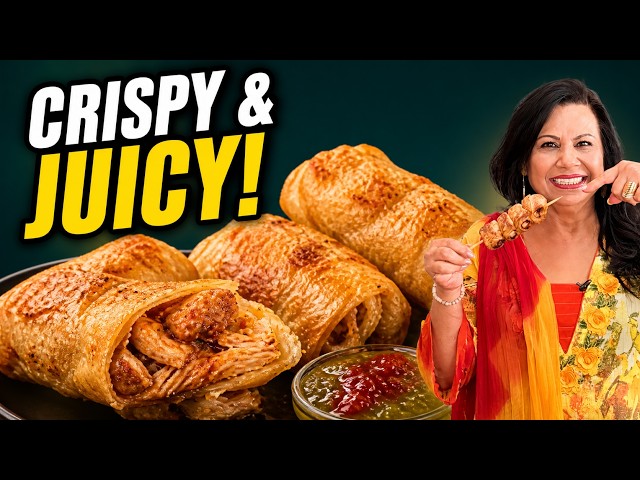 Back to School Lunchbox Special Crispy Chicken Tikka Paratha Rolls - RKK