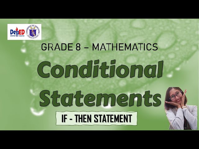Conditional Statements (If-Then Statement) - Grade 8 | TAGALOG |
