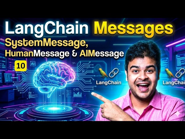 LangChain Messages Explained in Hindi SystemMessage, HumanMessage & AIMessage with Practical Code