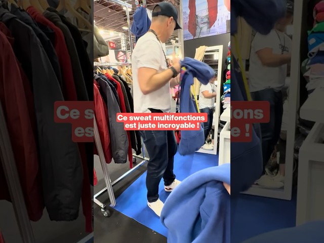 Paris Fair: This multifunctional sweatshirt is just incredible!