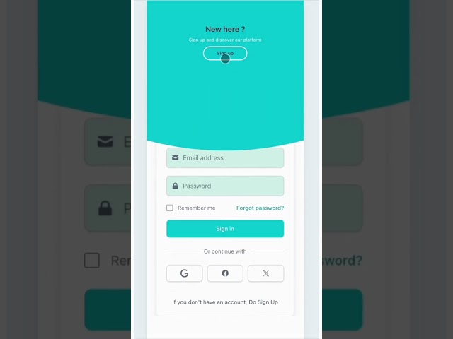 Sliding Login/Signup Page with Tailwind CSS #tailwindcss #uidesign #responsiveui #cssanimations