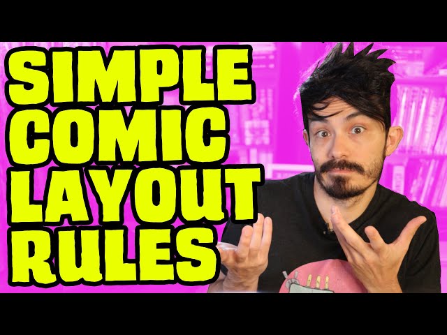 How to draw a comic page layout