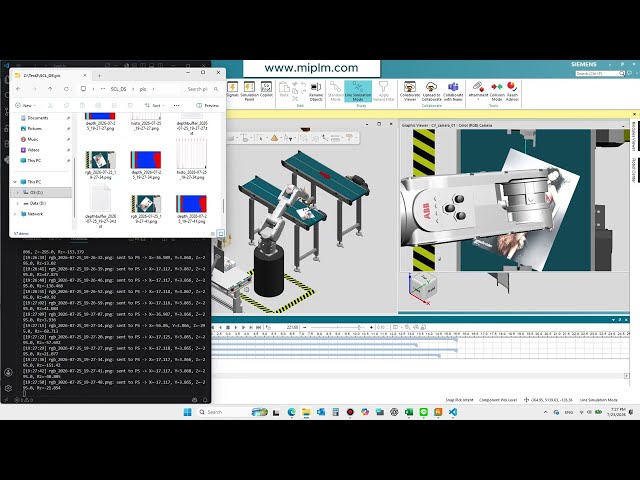 Automating Siemens Process Sim with Python & OpenCV (No PLC Needed!)