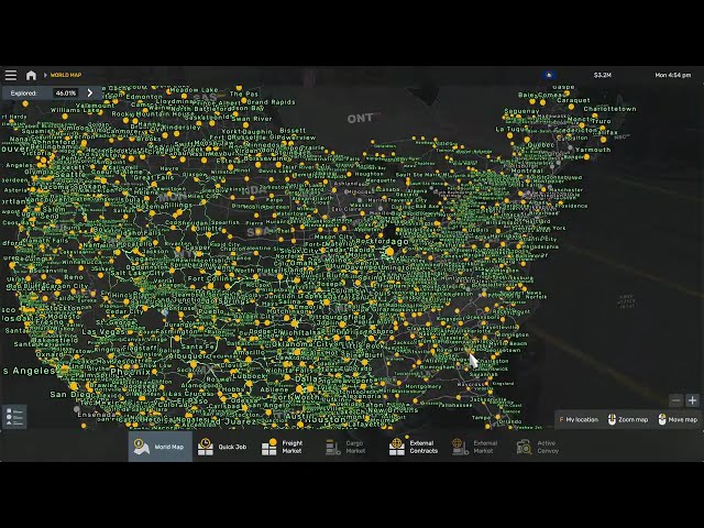 ATS 1.60 Big Combo with Discover North America - ALL MAP MODS USED ARE FREE