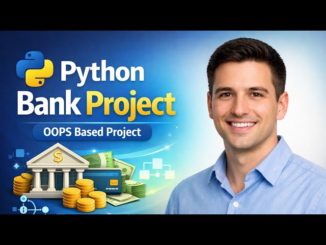 Python OOP Project: Build a Banking System (Inheritance & Methods) | Python Tutorial #30
