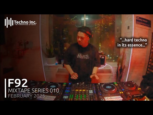 F92 | The Architect of Techno - Heavy Handed Techno Storylines  | TiNC MIXTAPE 010