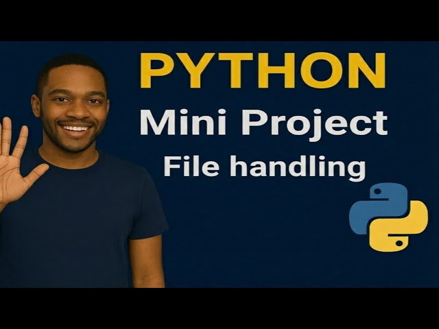 Python Mini Project File handling, python da hausa 