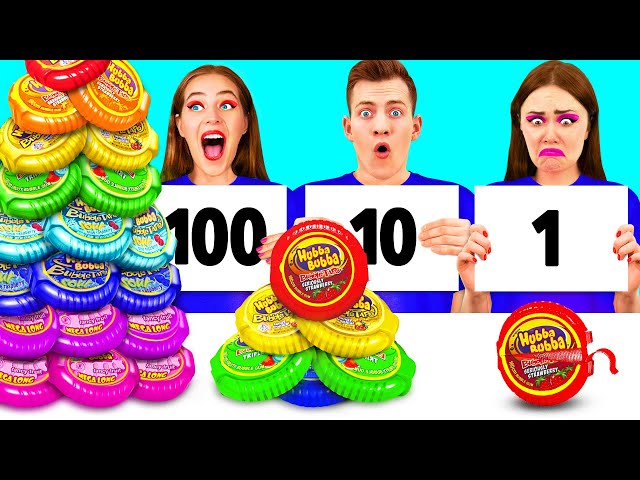 100 Capas de Alimentos Desafío | Cocina Sabrosa Hacks por PaRaRa Challenge