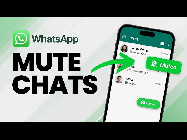 How To Mute Chats on WhatsApp | Quick Tips!