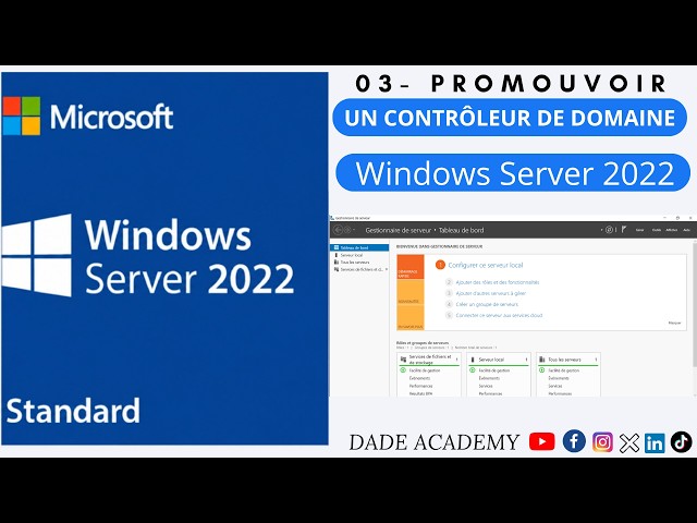 03- Complete Windows Server 2022 Training INSTALL ACTIVE DIRECTORY AND PROMOTE A DOMAIN CONTROLLER