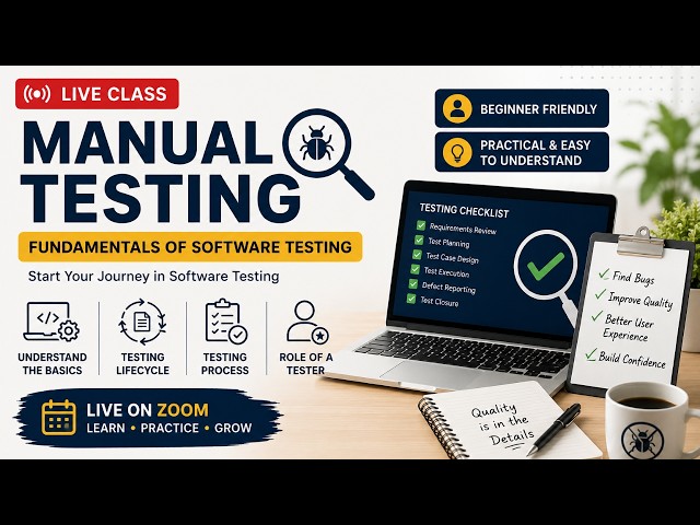 Manual Testing Fundamentals | Introduction to Software Testing