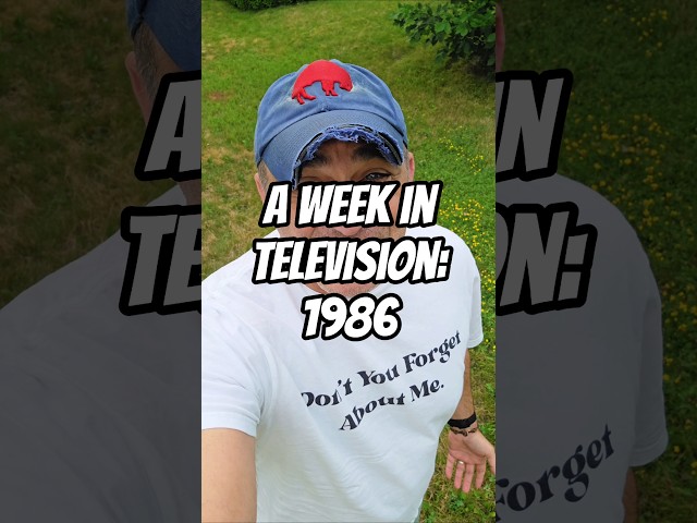 1986: Una semana en la televisión. ¿Cuáles de estos programas de mediados de los 80 recuerdas hab...