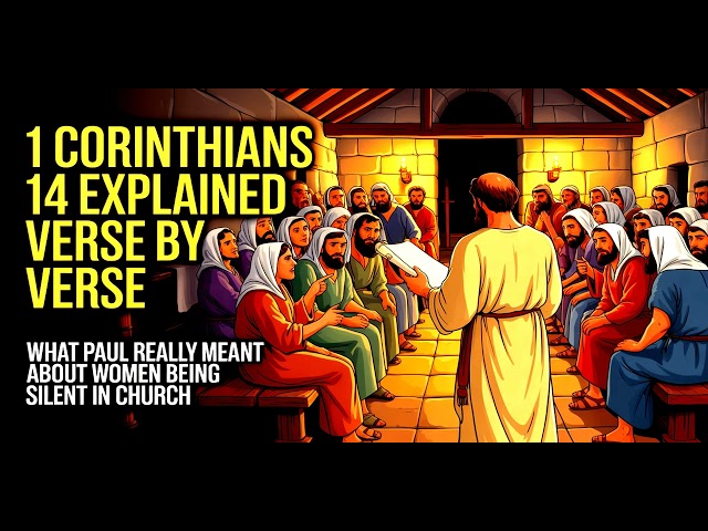 1 Corinthians 14 EXPLAINED Verse by VERSE | WOMEN be SILENT! (What Paul REALLY Meant...)