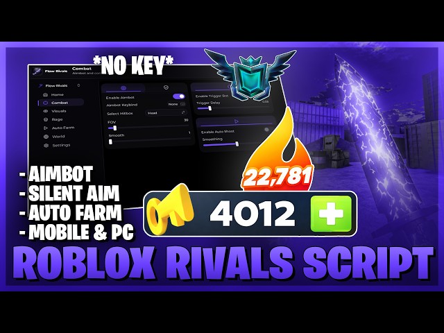 Rivals Script *NO KEY* - Silent Aim, Aimbot, Rage Bot, Skin Changer & Win Farm 🔥