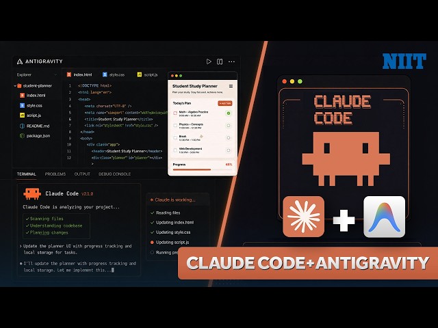 Claude Code + Antigravity Workflow: Build an App Step by Step