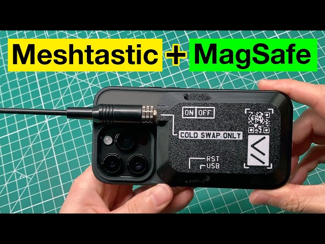 I Built a MagSafe Meshtastic Case That Attaches To My Phone