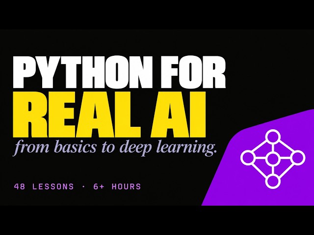 Python for AI and Machine Learning: The Complete Course