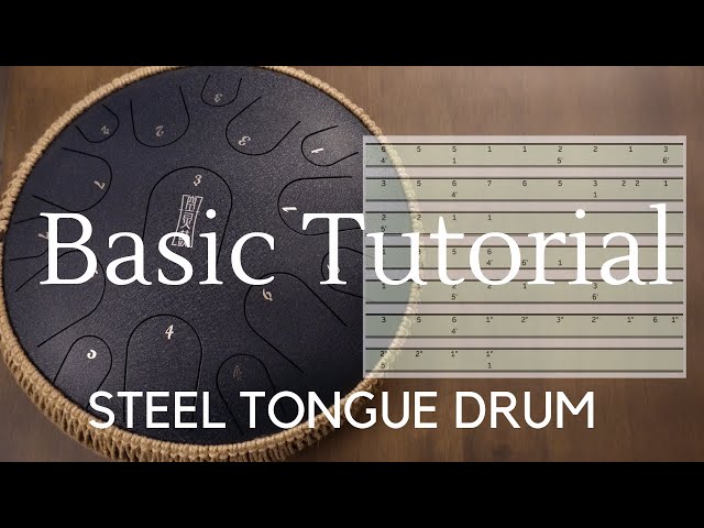Steel Tongue Drum Basic Tutorial by Soothing Kim
