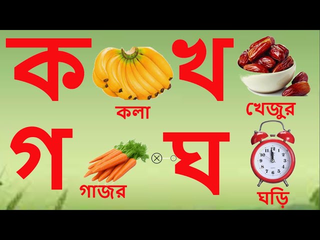 Learn Bengali consonants in just 1 day | Learn consonants rhythmically | A B C D | Bangla Banjonb...